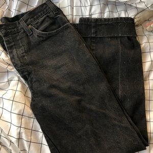 High waisted black mom jeans!